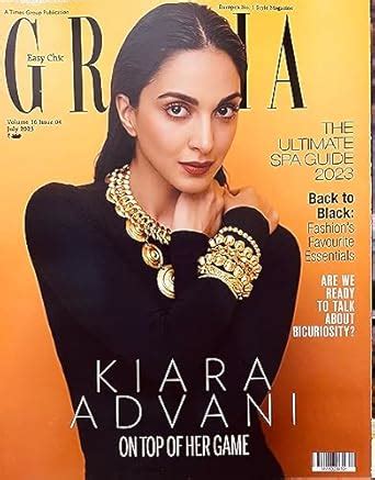 Grazia July. 2023 Kiara Advani. On Top of Her. Game : English and ...