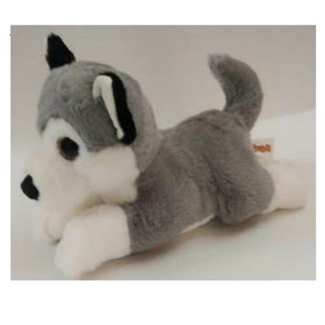 Mirada 32cm Floppy Husky Soft Toy - Grey — Toycra