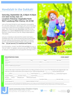 Fillable Online jccnv Havdalah in the Sukkah - Jewish Community Center ...
