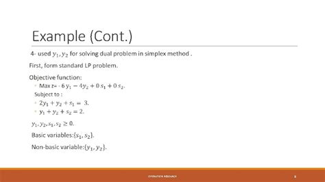 Image result for Dual Simplex Method Explained