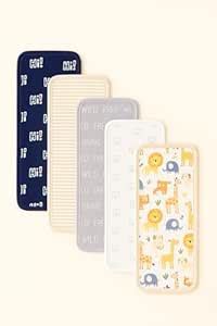 Buy TuddyBuddy Baby Burp Cloth Towel Napkins for Baby Large 17x6 Inches ...