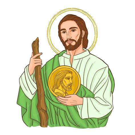 San Judas Tadeo patrón de las causas imposibles | Vector Premium