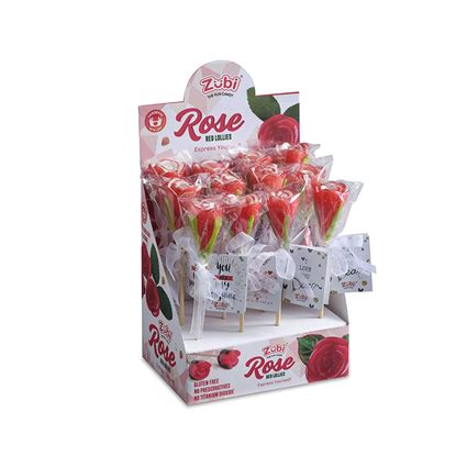Buy Zubi The Fun Candy Candy Rose Lollies Delicious Strawberry Flavour ...