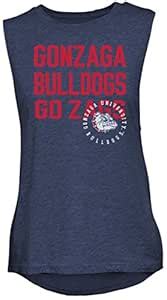 NCAA Gonzaga Bulldogs Women's Sleeveless Drop Tail Tank T-Shirt, Medium ...