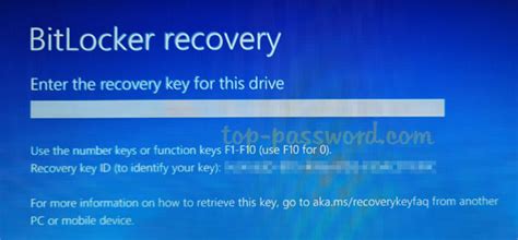 Image result for BitLocker Recovery Key BIOS-Update