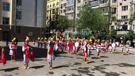 哈尔滨市长虹小学校鼓号队训练展示_腾讯视频