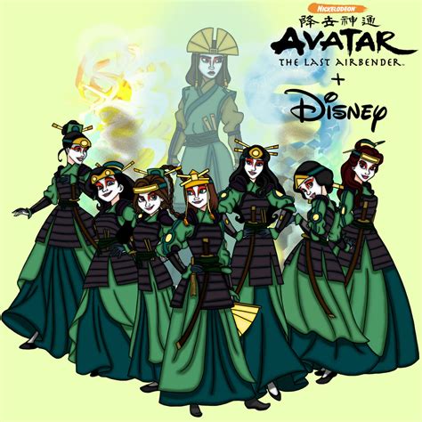 The Kyoshi Warriors with Avatar Kyoshi by Avatarterra2000 on DeviantArt