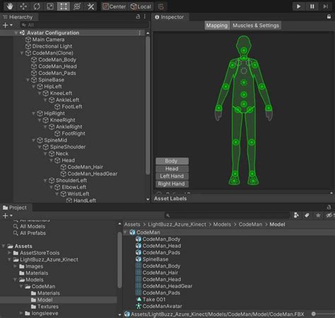 Azure Kinect Unity 3D 的图像结果