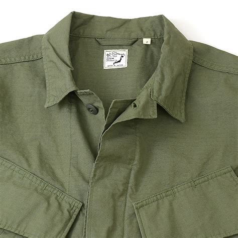 orSlow オアスロウ ジャングルファティーグ ジャケット ミリタリージャケット RIPSTOP MILITARY JACKET 01 ...