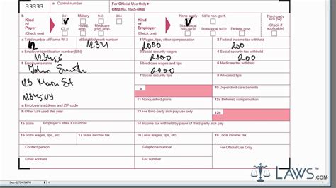 Irs Corrected W3 Fillable Form - Printable Forms Free Online
