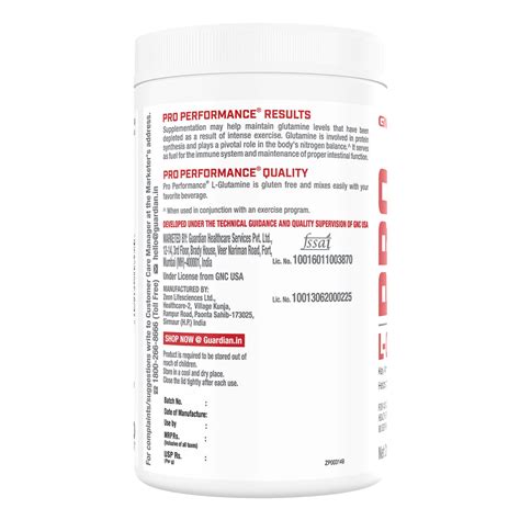 GNC Pro Performance L-Glutamine