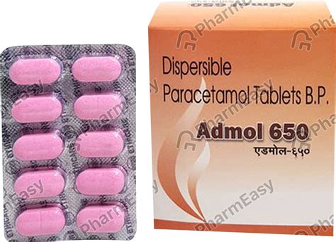 Admol 650 MG Tablet (10): Uses, Side Effects, Price & Dosage | PharmEasy