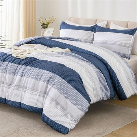 Amazon.com: Litanika Mineral Blue Comforter Set Oversized King - 3 ...