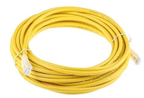 RS PRO | RS PRO, 10m Cat6, Yellow RJ45 to Male RJ45 Male, U/UTP ...