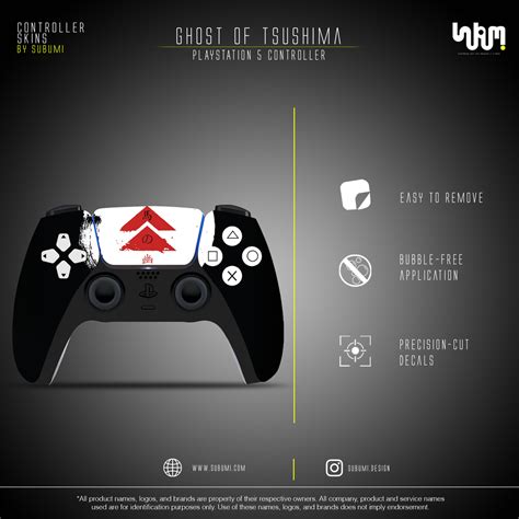 Ghost of Tsushima PS5 Controller Skin | Subumi