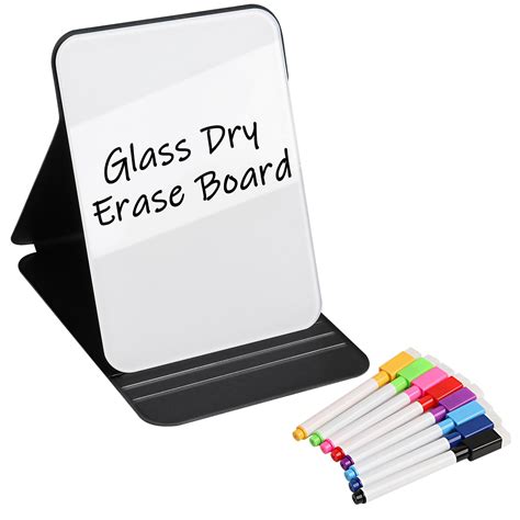 Snapklik.com : SBYURE Small Glass Dry Erase Board