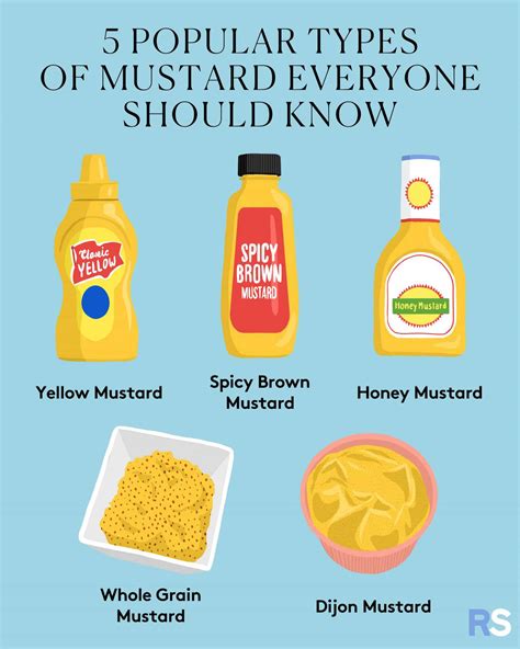 5 Types of Mustard and How to Use Them
