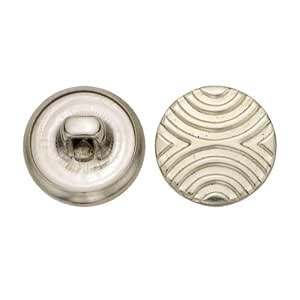 C&C Metal Products 5226 Modern Metal Button, Size 24 Ligne, Nickel, 72 ...