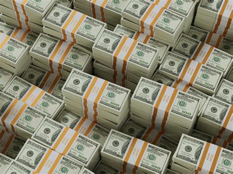Piles Stacks Of Notes Banknotes American Cash Money Dollars Currency USA — Free Mac or PC ...