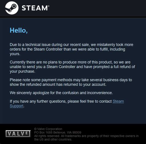 Valve lijkt veel bestellingen van afgeprijsde Steam Controller te ...