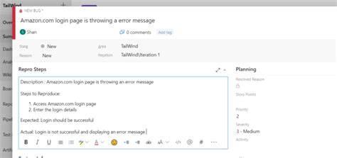 How to Create Defect in Azure DevOps 的图像结果