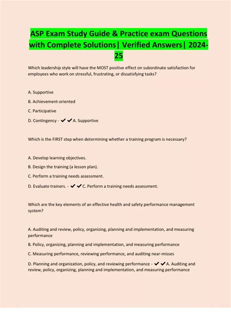 Image result for Study Guide for ASP PDF