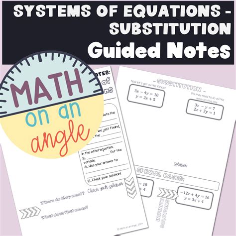 How to Substitute Equations Math Problems 的图像结果