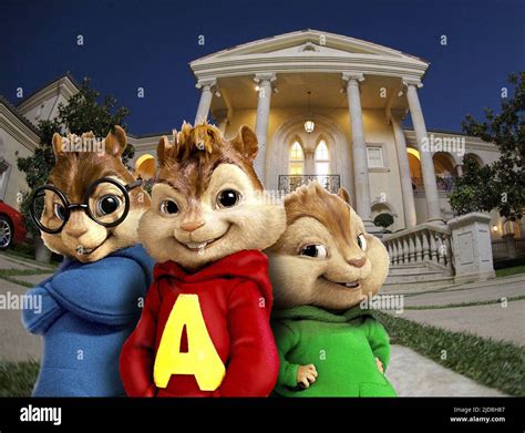 SIMON,ALVIN,THEODORE, ALVIN AND THE CHIPMUNKS, 2007 Stock Photo - Alamy