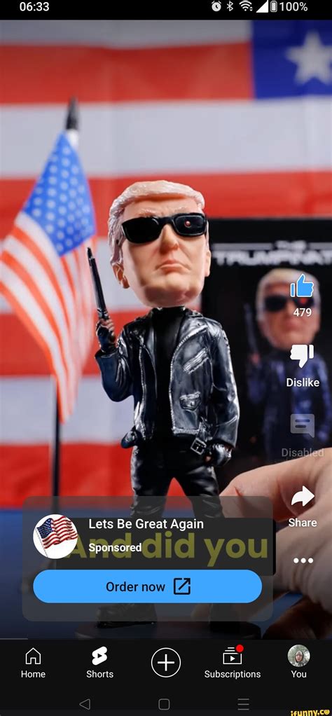 4 Lets Be Great Again Sponsored Order now Home Shorts Subscriptions I ...