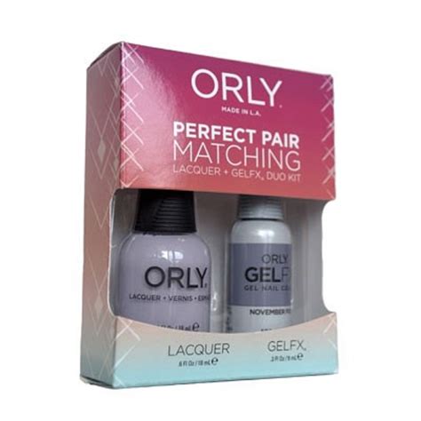Buy Orly November Fog Perfect Pair Matching Lacquer Plus Gelfx Duo Kit ...