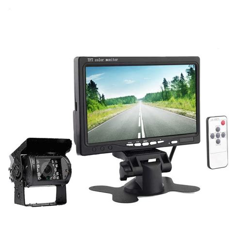 Cave 7" HD Car Rear View Monitor 24watt TFT LCD Waterproof Vehicle ...