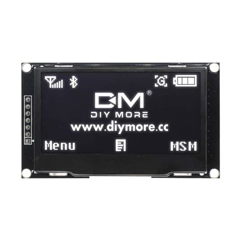 Diymore 2.42" OLED Digital IIC I2C SPI Serial 12864 128X64 Pixel LCD ...