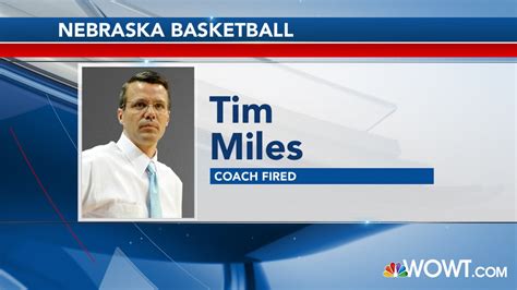 Husker basketball coach Tim Miles fired