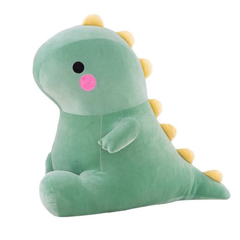 Green Yellow Cute Fat Dinosaur Plush Toy – TechMax