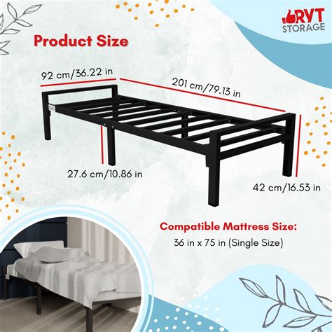 RYTStorage BENBed Bold Series Small Single (30" x 75") & Single (36" x ...