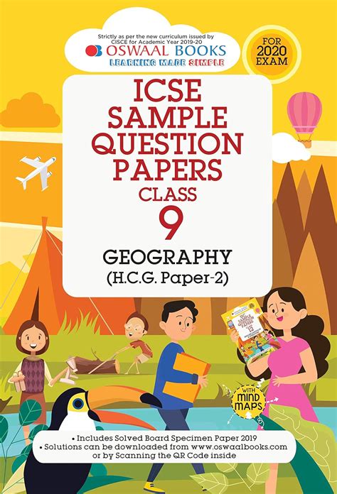 Oswaal ICSE Sample Question Papers Class 9 Geography Book (For March ...