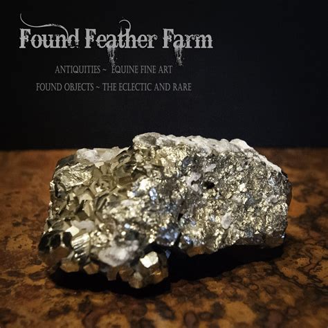 A Medium Specimen of a Pyrite or Fool's Gold Rock Formation