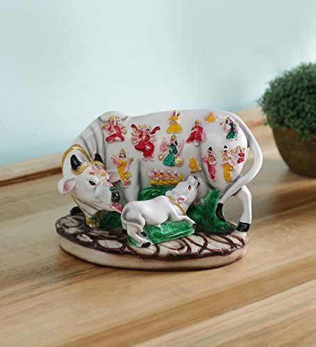 Buy GAC Trend Polyresin Kamdhenu Gau Mata Idol, Standard Online at Low ...