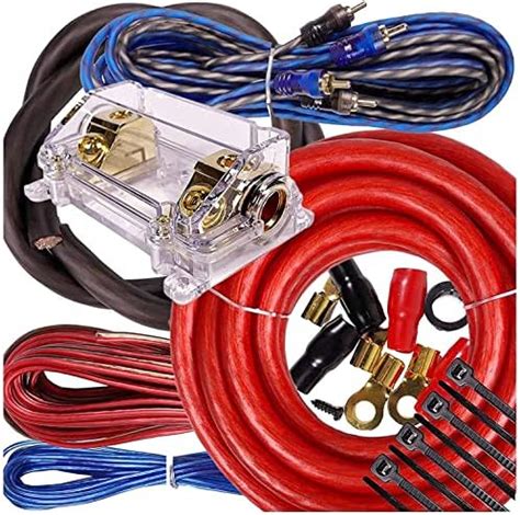 Complete 5000 Watts Gravity 0 Gauge Amplifier Installation Wiring Kit ...