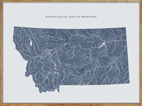 Montana Lake Map River