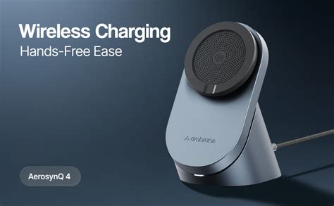 Ambrane 25W Qi2.2 Magsafe Wireless Charger with Stand & Heat Control ...