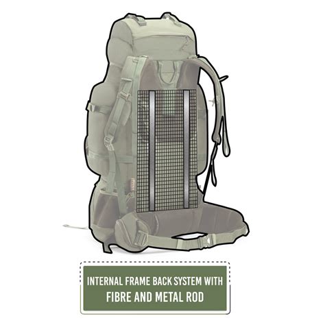 Tripole Colonel Pro Metal Frame Rucksack with Detachable Day Pack and ...