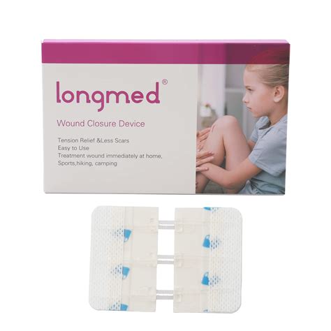 Buy Longmed Emergency Wound Closure Strips Butterfly Bandages Stitch ...