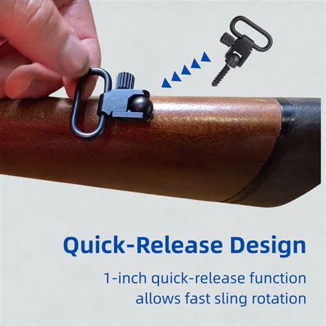 Shooters Gate Quick Detachable Sling Swivel Cap Set – Remington 1100 12 ...