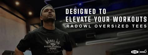 Buy Gym Oversized Tshirt for Men - Online | Radowl Gym Wear – Rad Owl