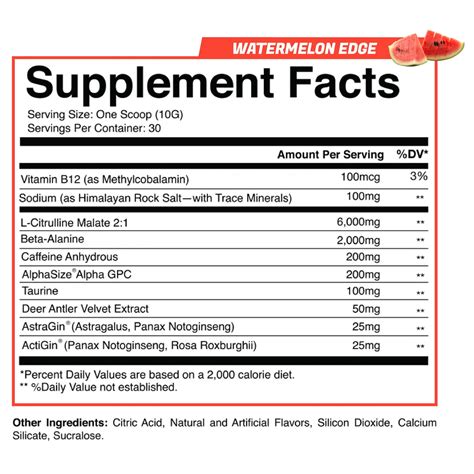 Trigger (Pre-Workout) Watermelon Edge – outlastlabz