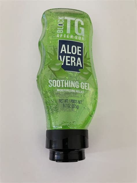 After Sun Aloe Vera Gel 9.7 oz - Soothes & Moisturizes Dry, Rough, and Sunburned Skin - Natural ...