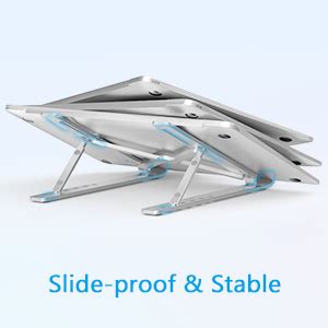 Hebrik Laptop Stand, Laptop Holder Riser Computer Tablet Stand, 6 ...