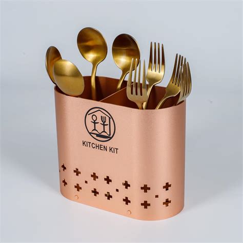 Amazon.com: Kitchen Utensil Holder for Countertop. Large Metal Utensil ...