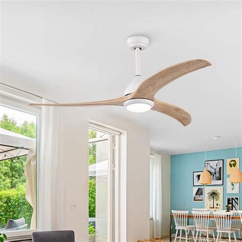 Reviews for TaiMei Cyre 52 in. White Oak Downrod Standard Ceiling Fan ...